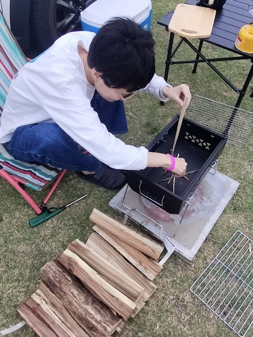 休日を過ごす様子